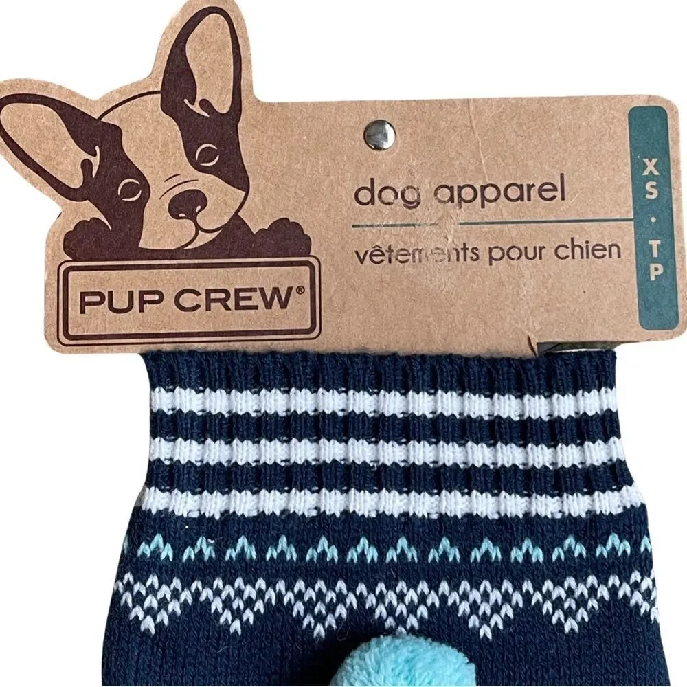 Pup Crew Holiday Polar Bear Dog Sweater Size XS NWT